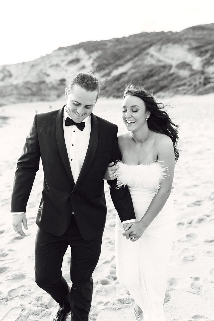 Ebony Swarovski Drop Dangle