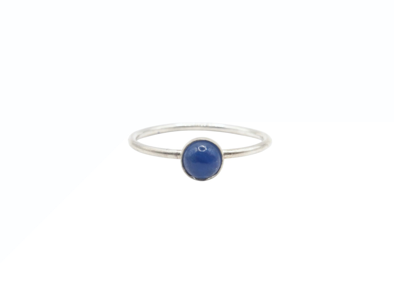Sterling Silver Blue Cherry Quartz Ring