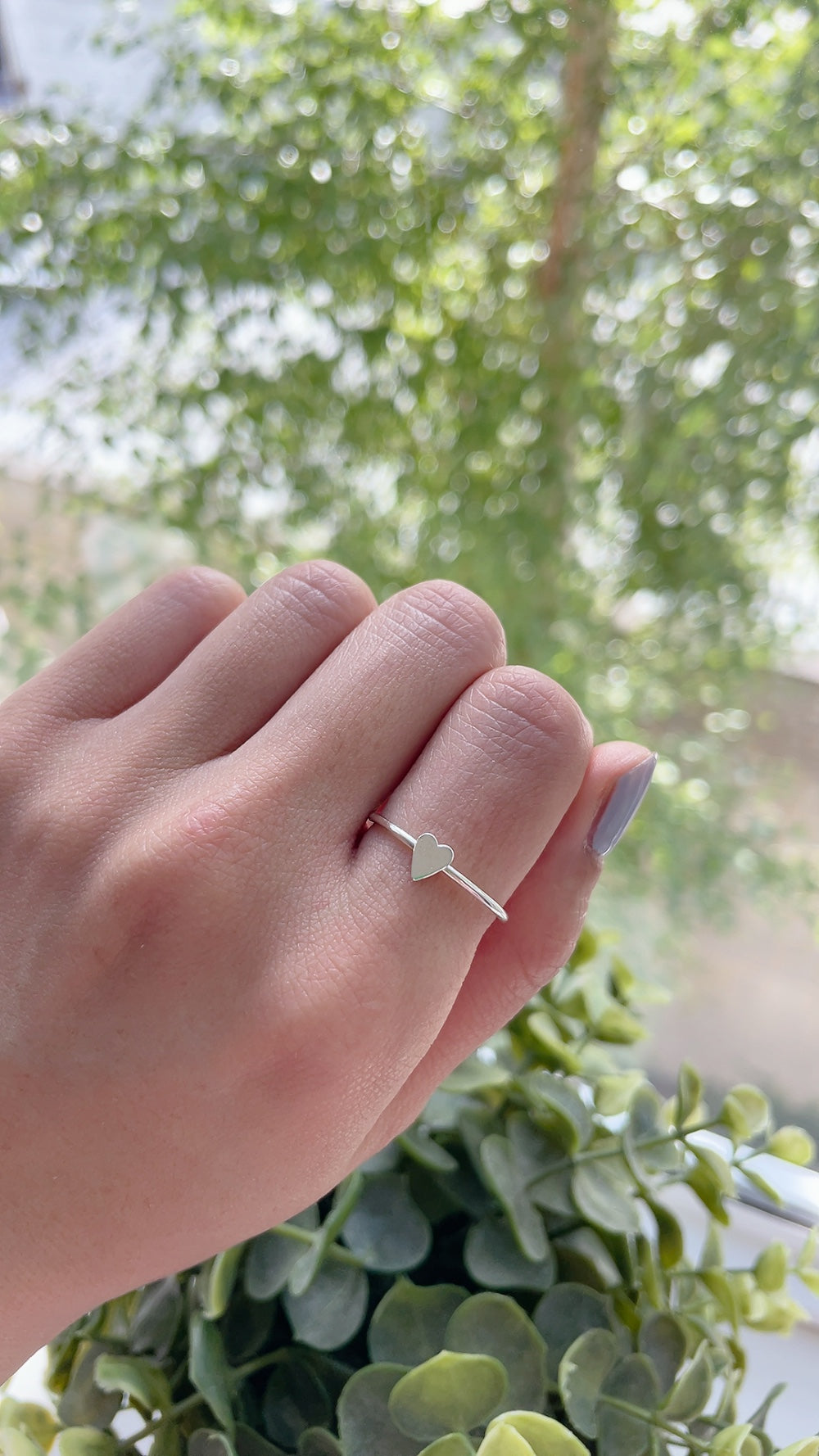 Sterling Silver Heart Ring