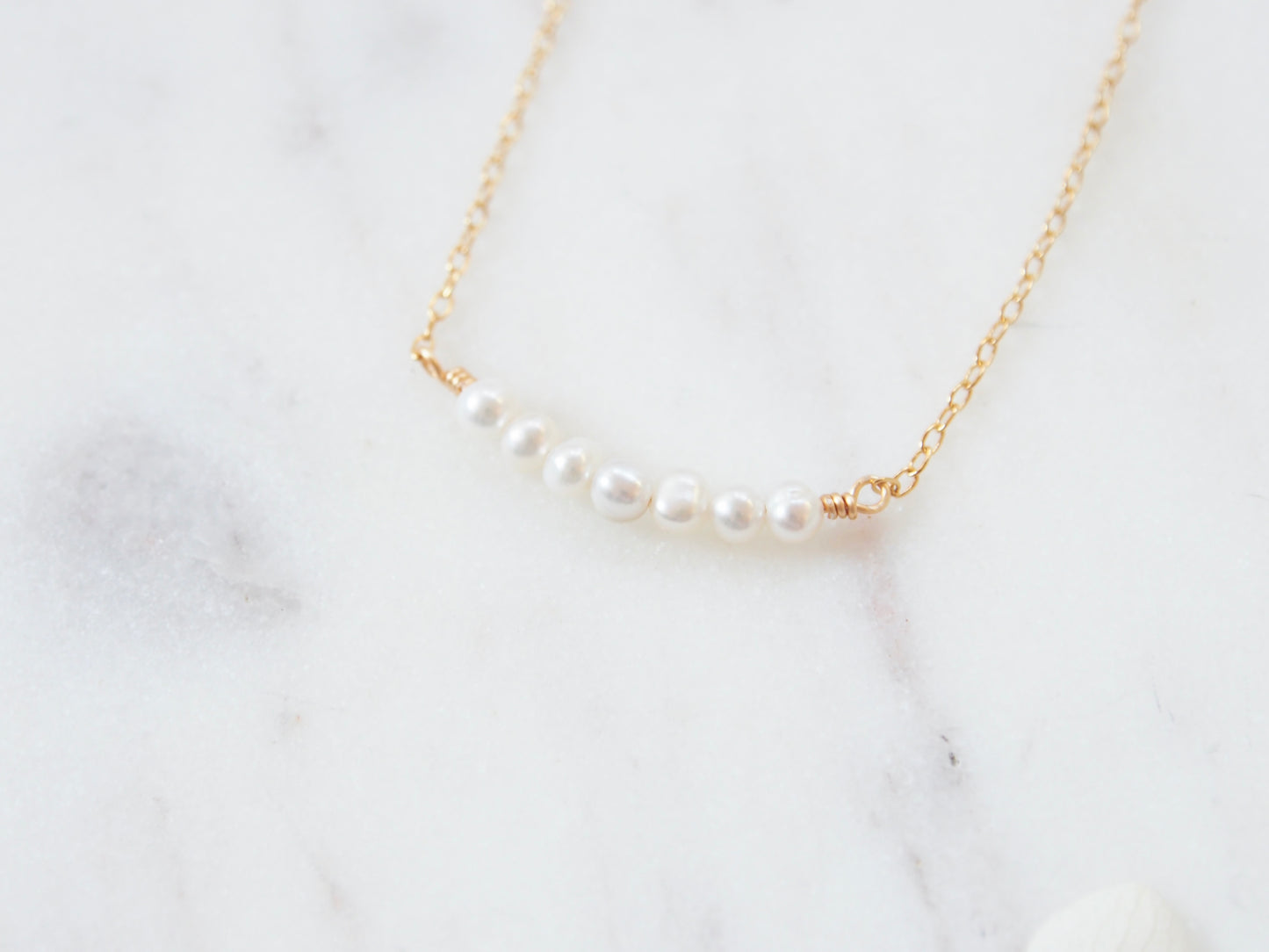 Freshwater Dainty Pearl Necklace