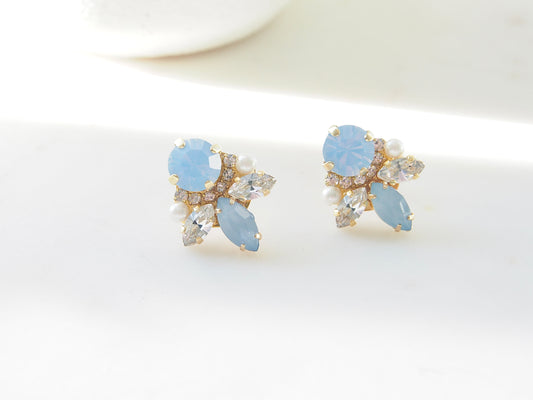 Vanessa Blue Opal Crystal Cluster