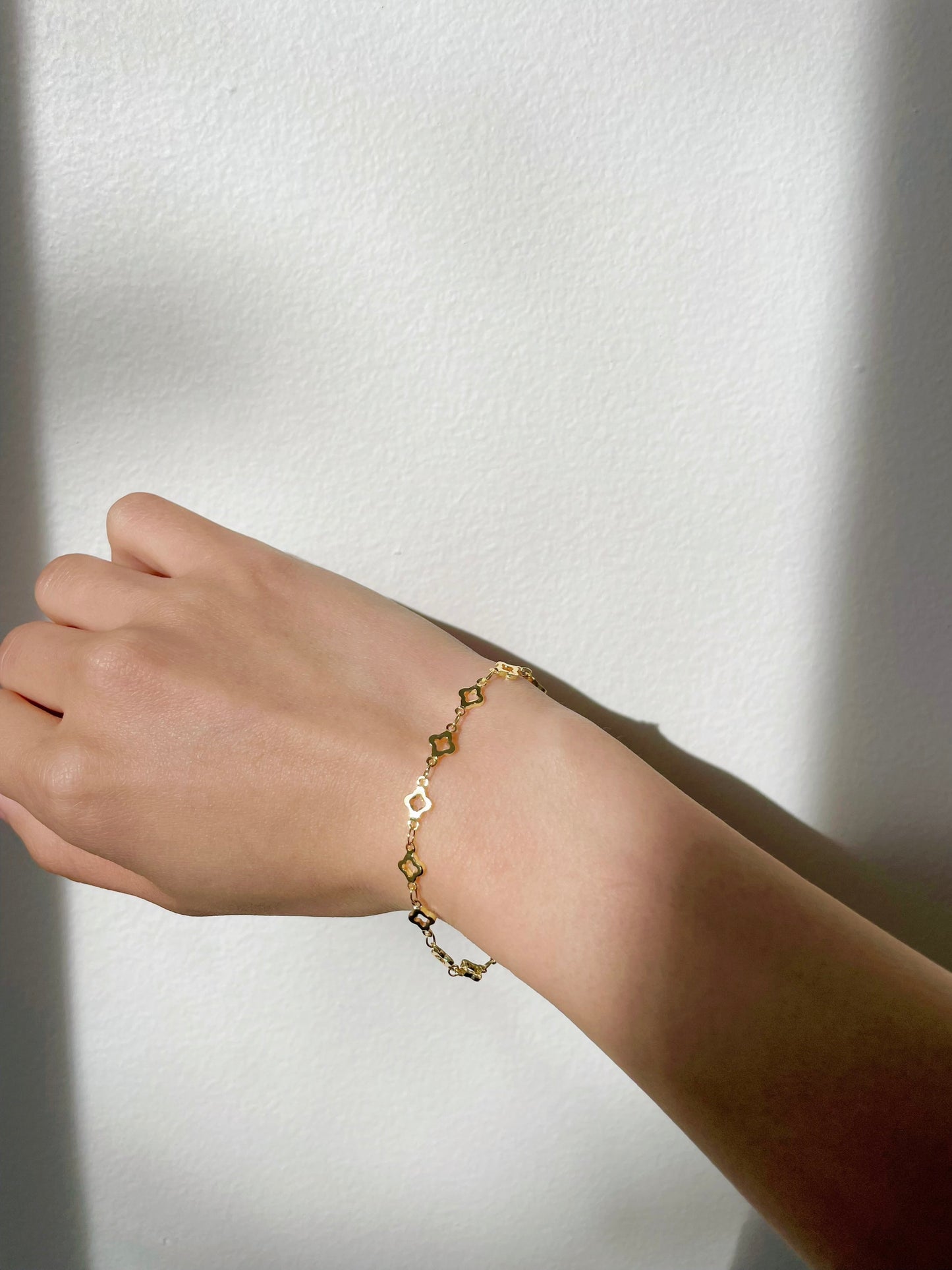 14k Gold Filled Clover Necklace