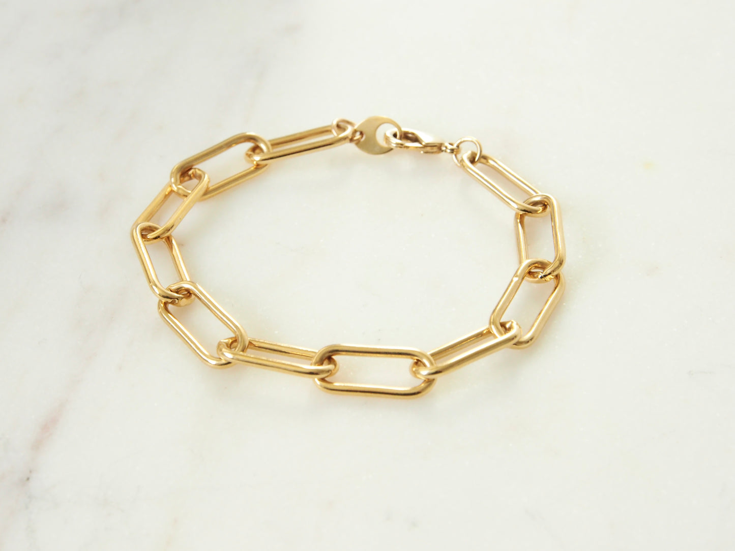 Veronica Chunky Paperclip Chain Bracelet