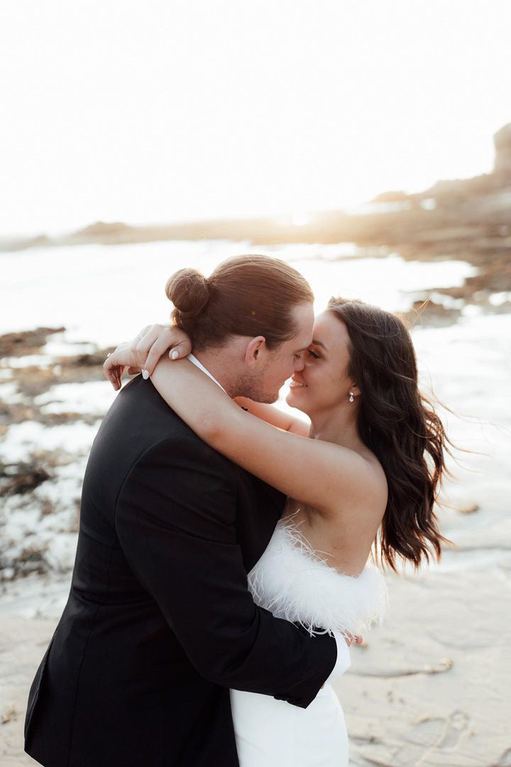 Ebony Swarovski Drop Dangle