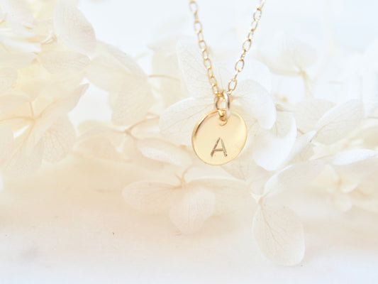 Initial Charm Necklace