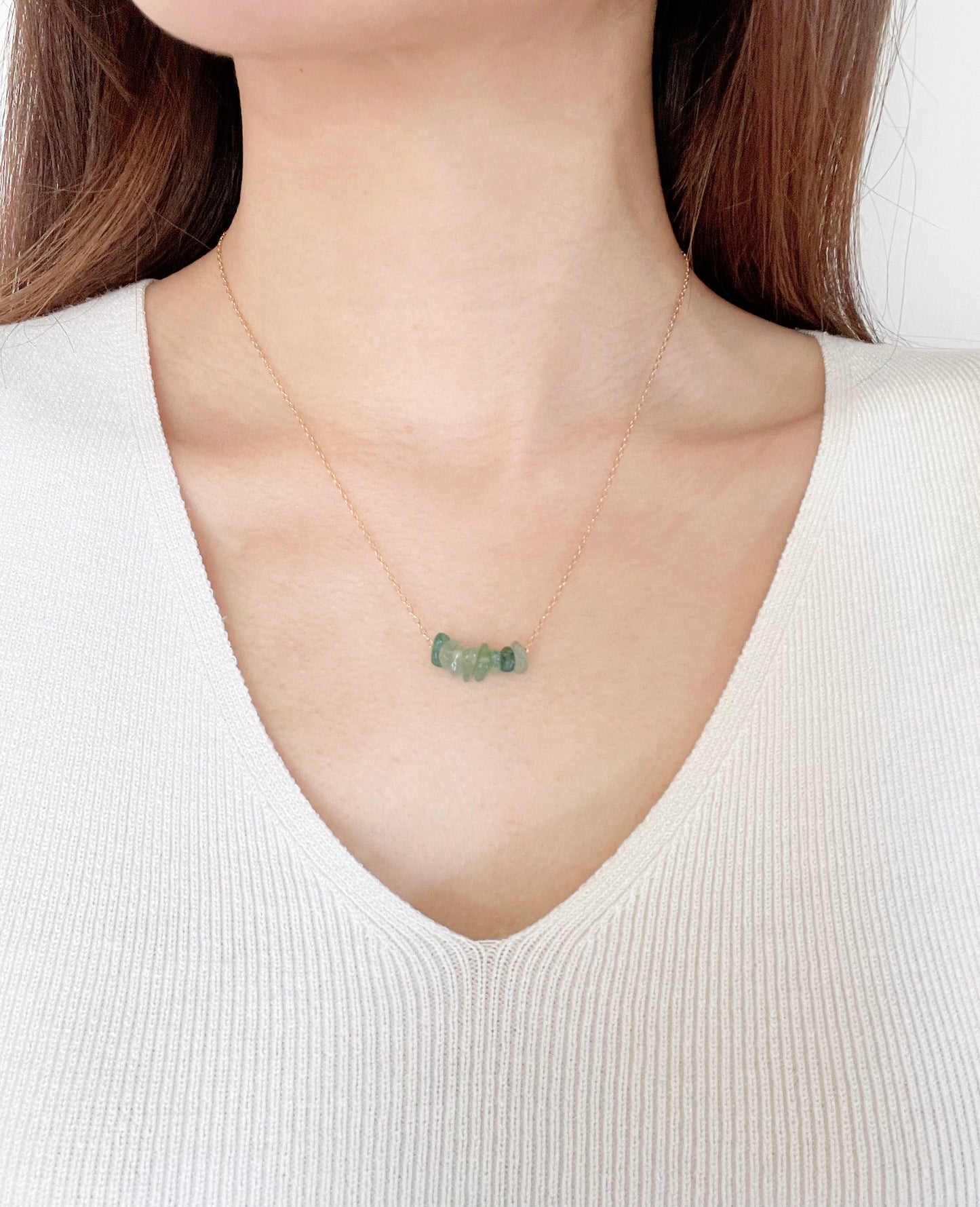 Green Jade stone Necklace