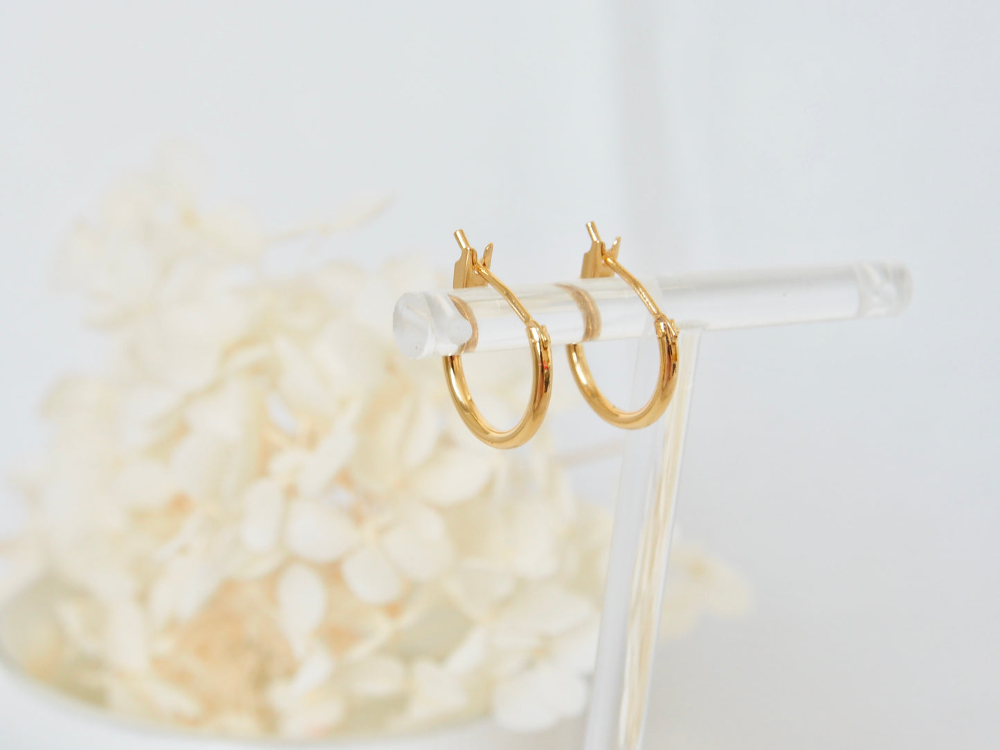 Amelia Two-way Heart Pearl Hoop