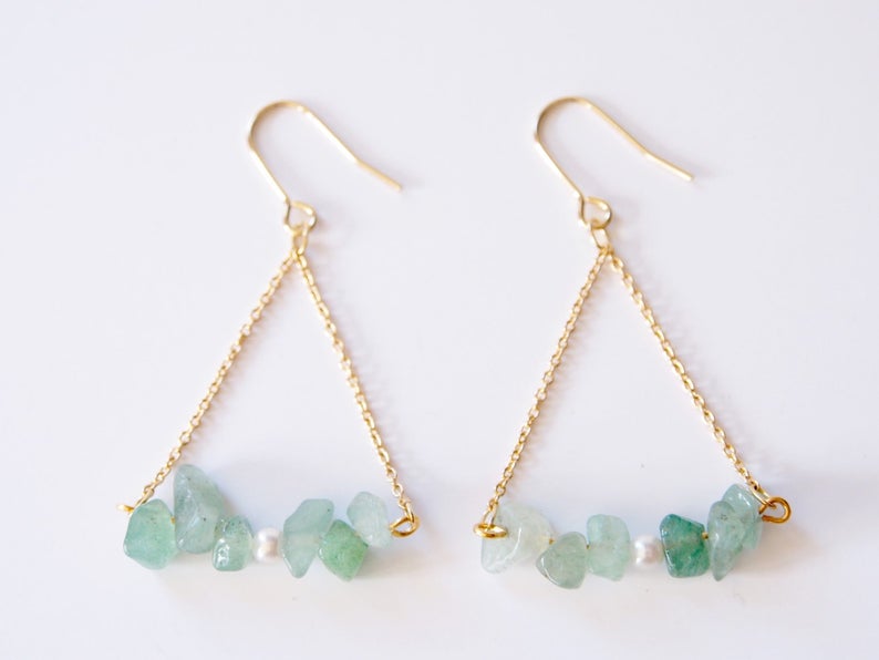 Jade Teardrop Earrings