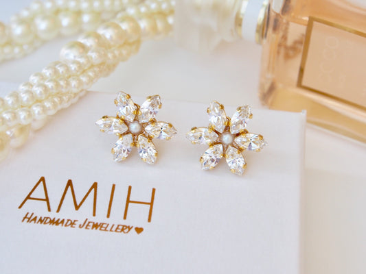 Daisy Swarovski Earrings