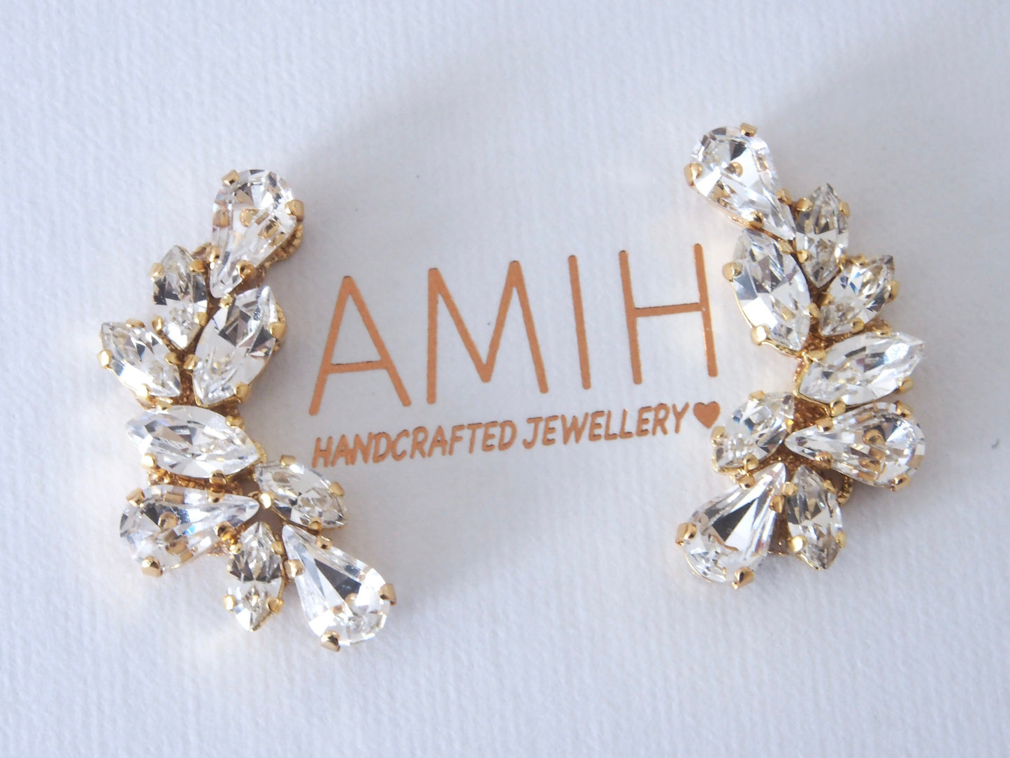 Caitlin Moon Cluster Earrings