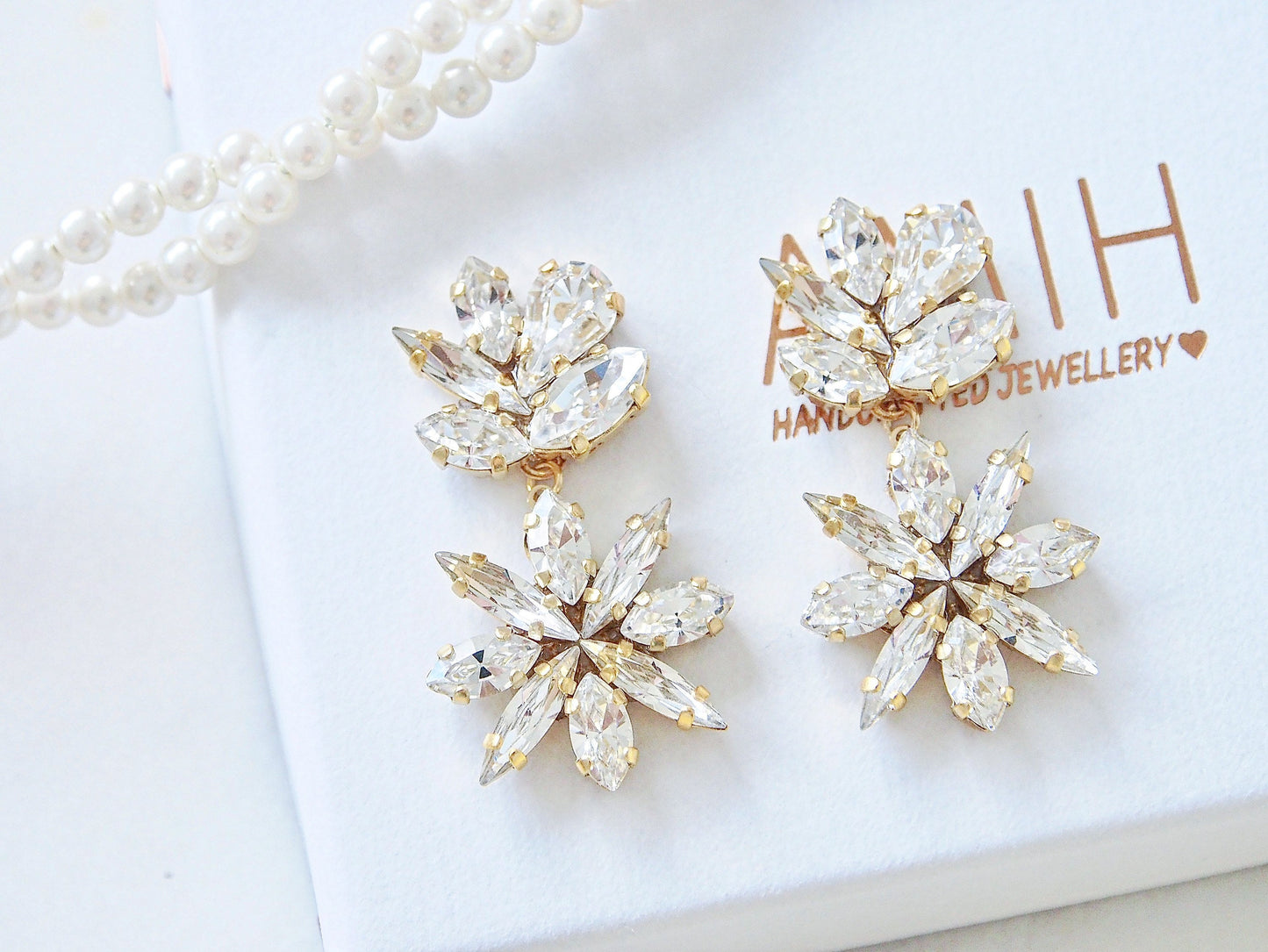 Lily Swarovski Dangle Earrings