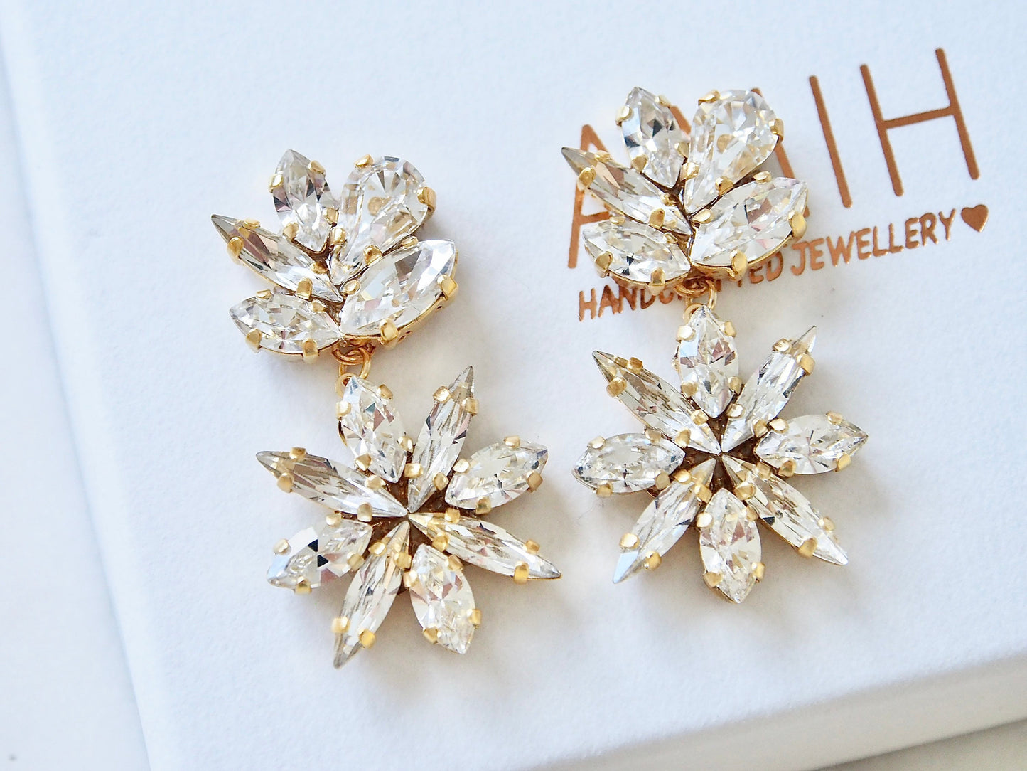 Lily Swarovski Dangle Earrings