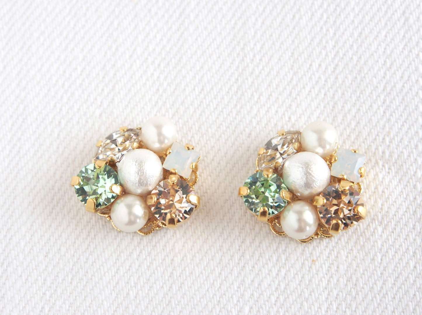 Jeniffer Light Green Crystal Cluster