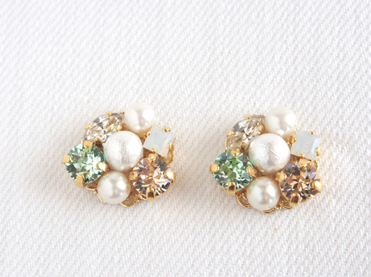 Jeniffer Light Green Crystal Cluster