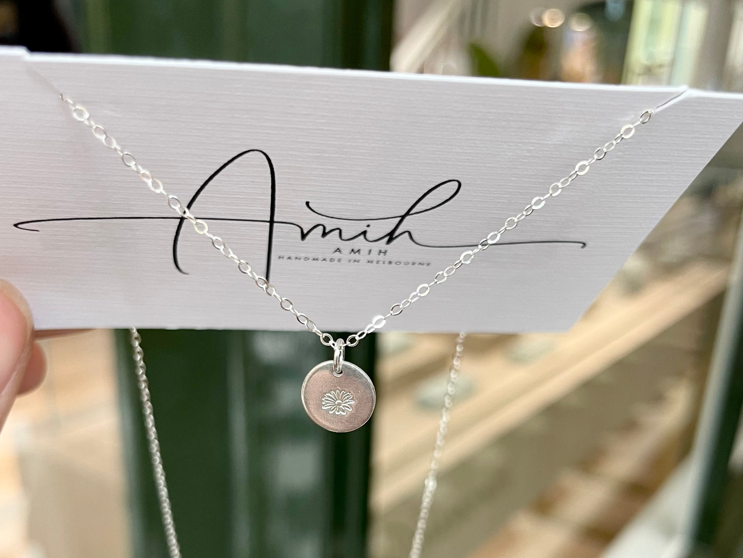Sterling Silver Waterproof Customizable Birth Flower & Birthstone Necklace
