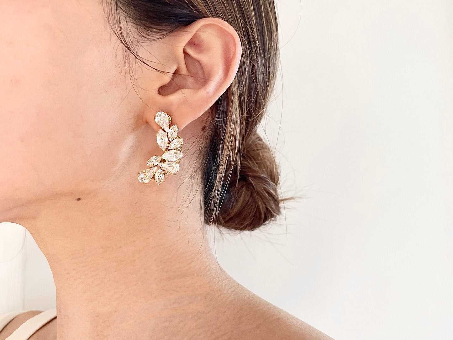 Caitlin Moon Cluster Earrings