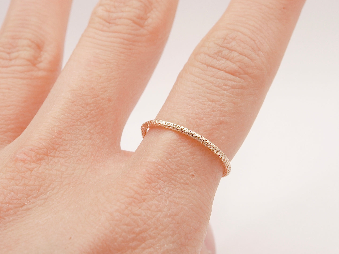 14K Gold Filled Sparkle Stacking Ring