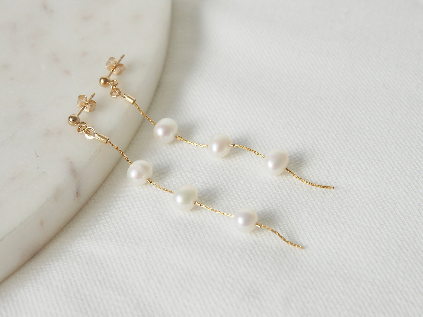 Charlotte 14K Gold Filled Freshwater Pearl Dangle