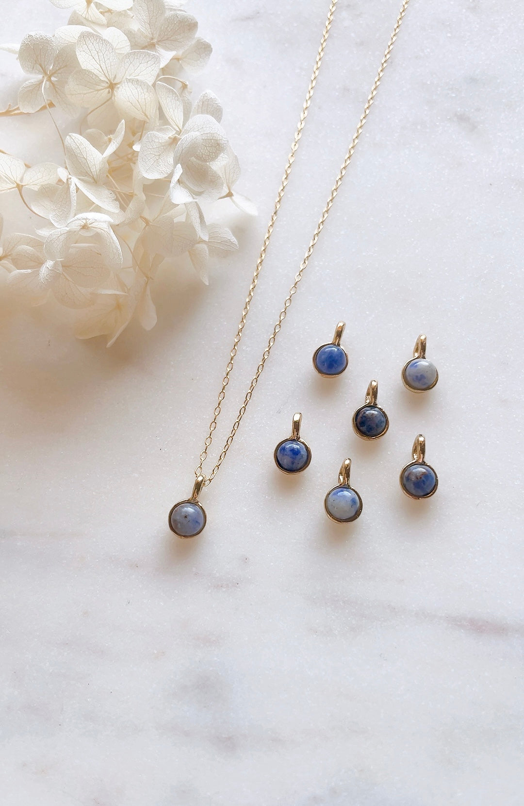 Blue jasper deals necklace