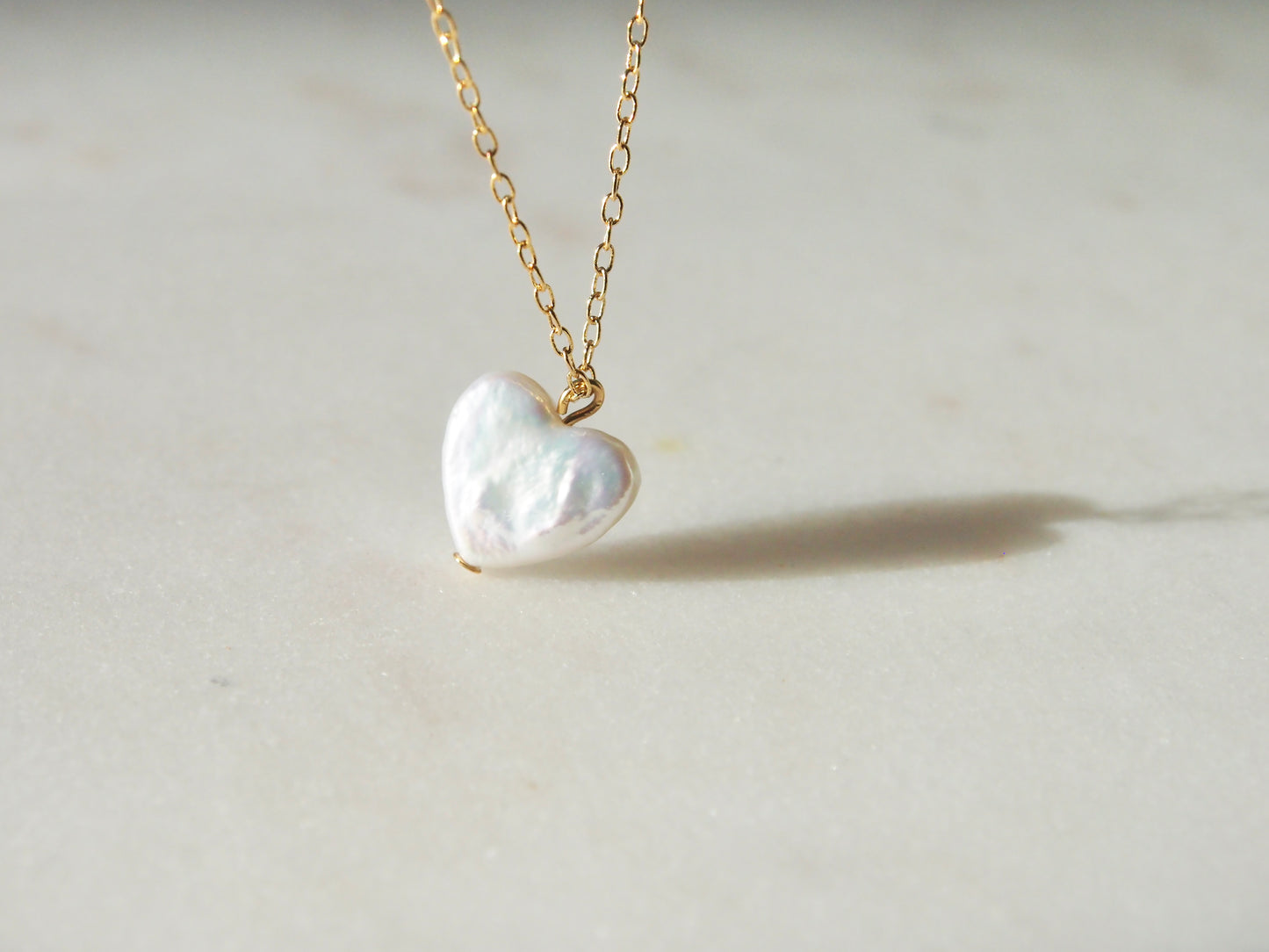 Heart Freshwater Pearl Necklace