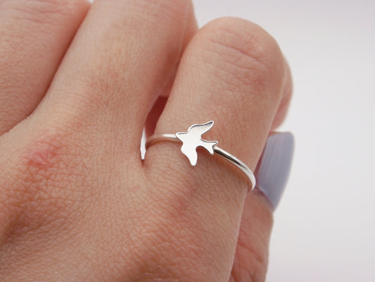 Sterling Silver Bird Ring