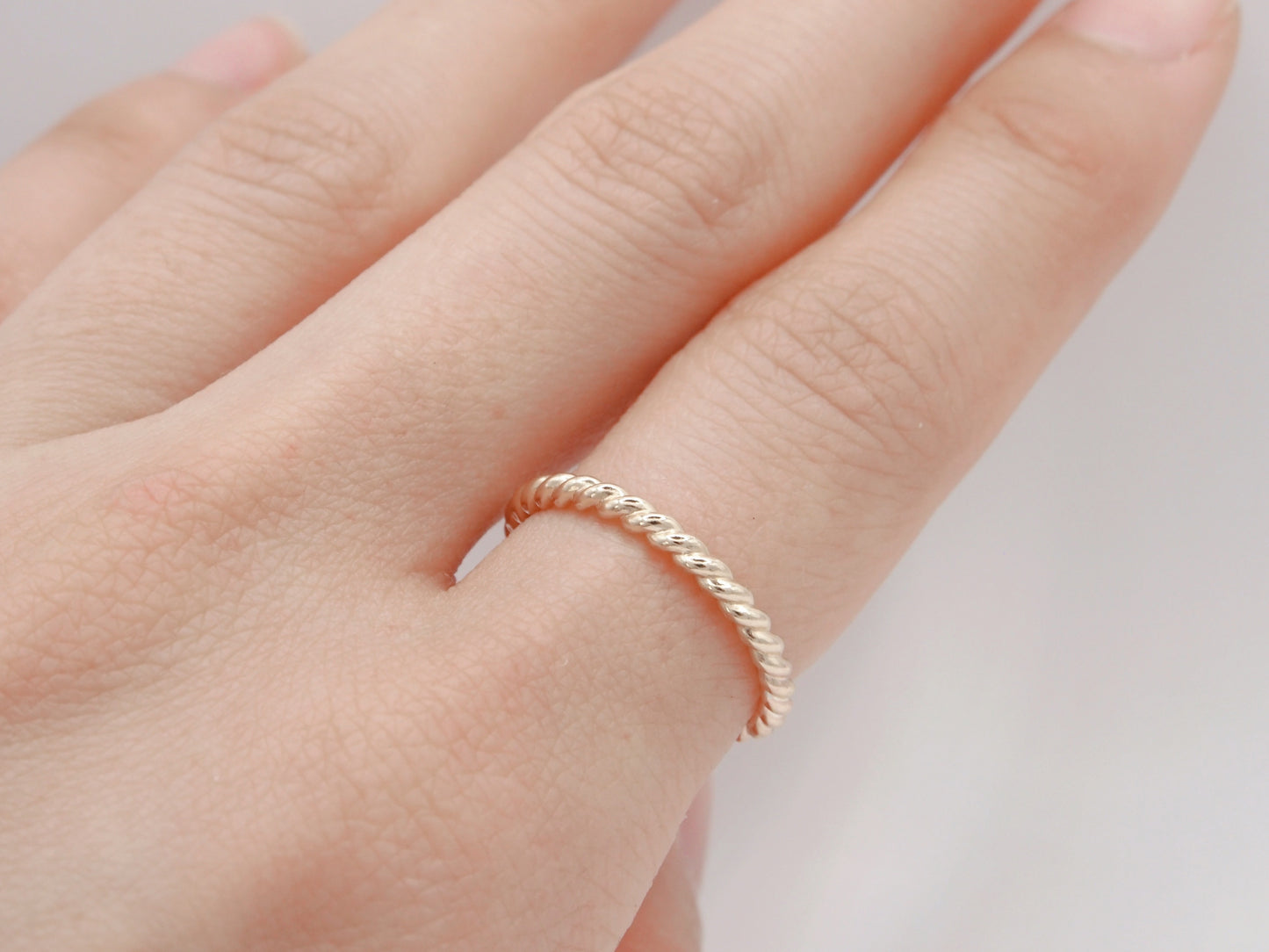 14K Gold Filled Twist Ring