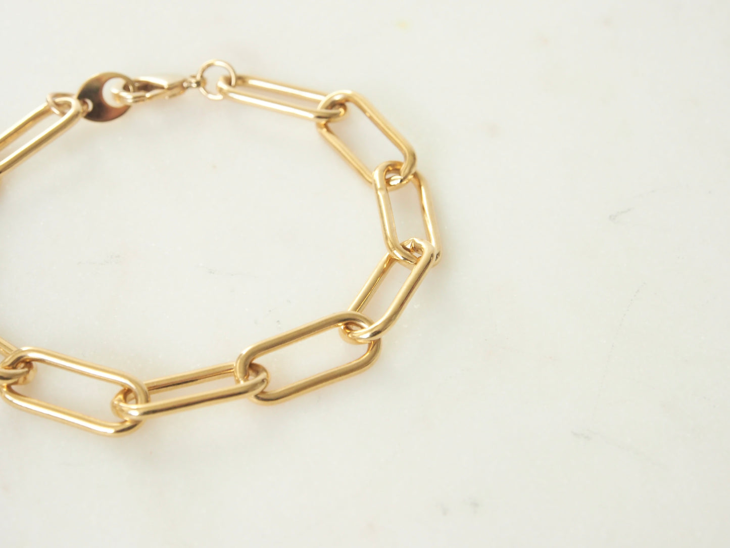 Veronica Chunky Paperclip Chain Bracelet