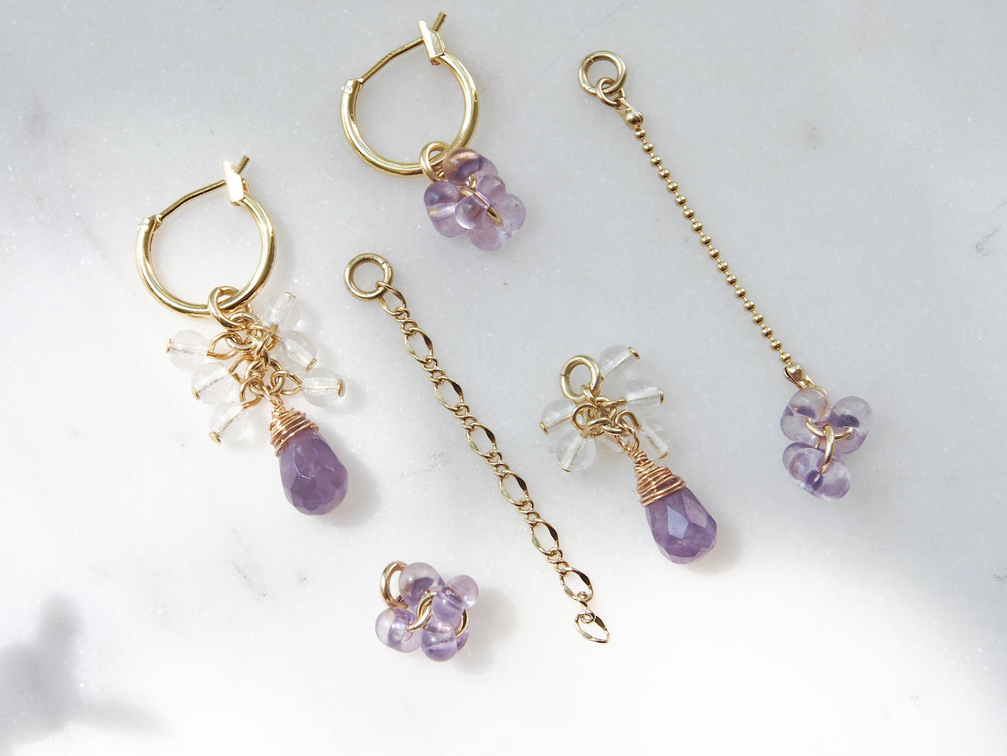 8 Ways Customizable Amethyst Chram Hoop