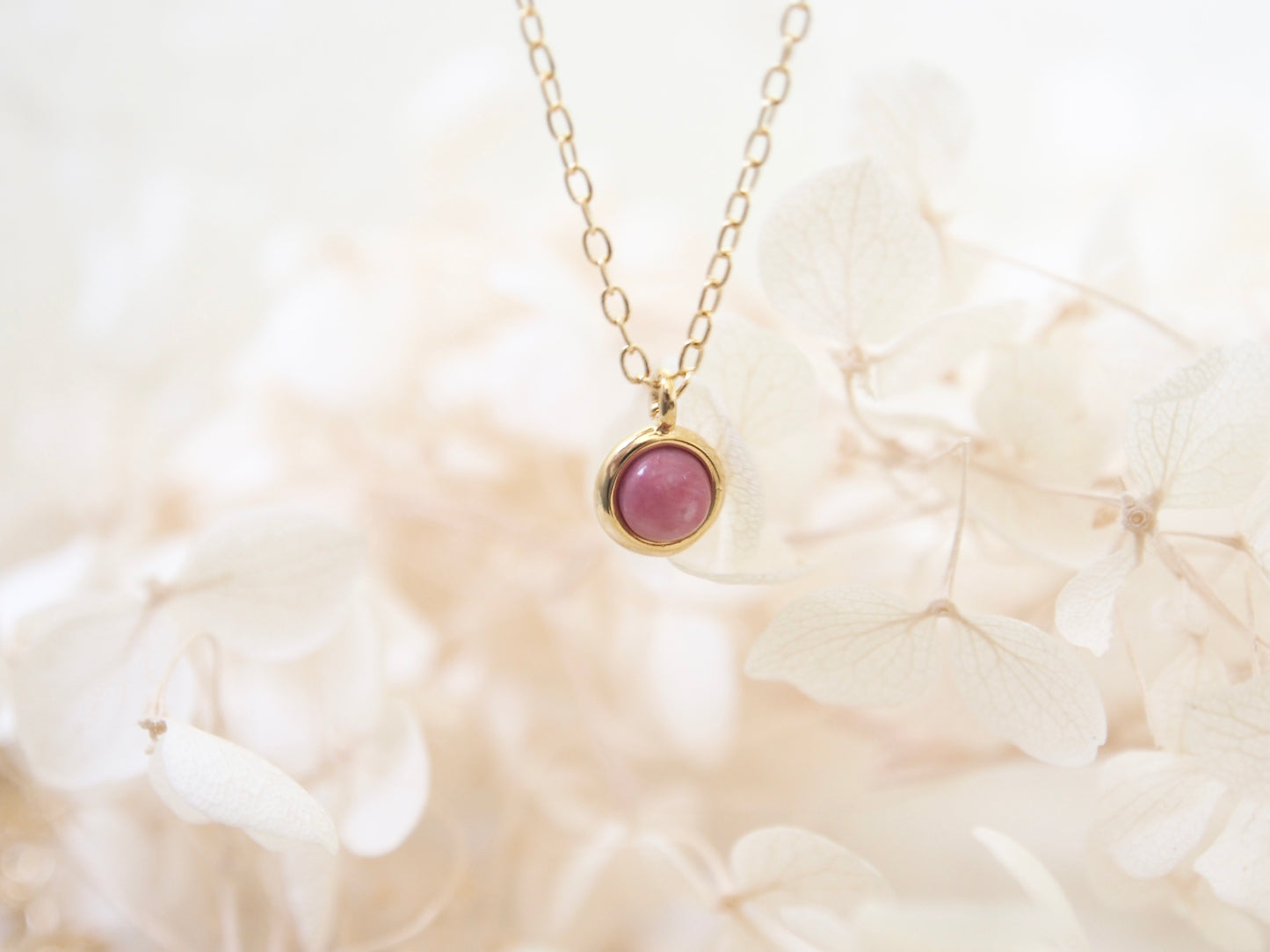 Dainty Red Jasper Necklace