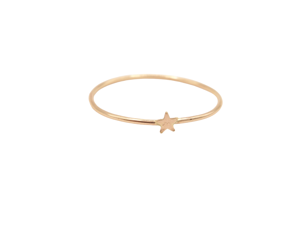 14K Gold Filled Dainty Star Ring